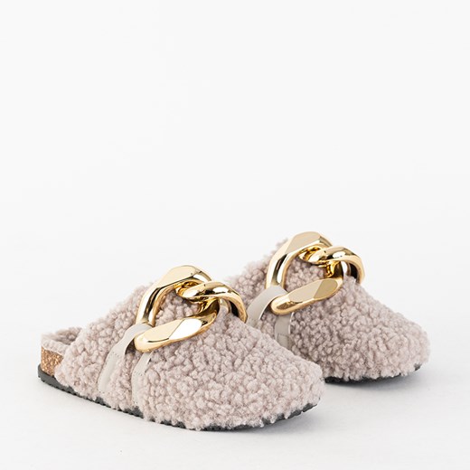 Kapcie damskie Royalfashion.pl casual w zwierzęcy wzór