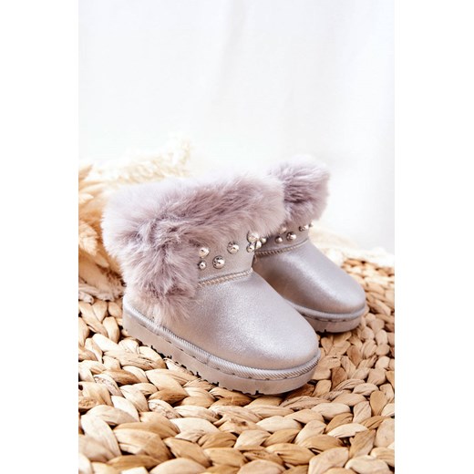 Buty zimowe dziecięce wiązane na zimę 