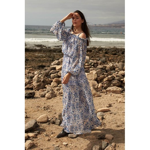 Sukienka hiszpanka Ocean Breeze, S/M Naoko L/XL wyprzedaż NAOKO
