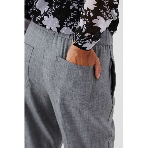 Spodnie damskie Moodo.pl szare 