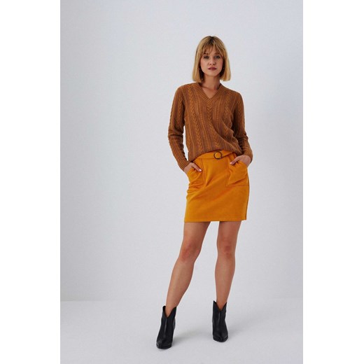 Sweter ze wzorem warkocza XL Moodo.pl