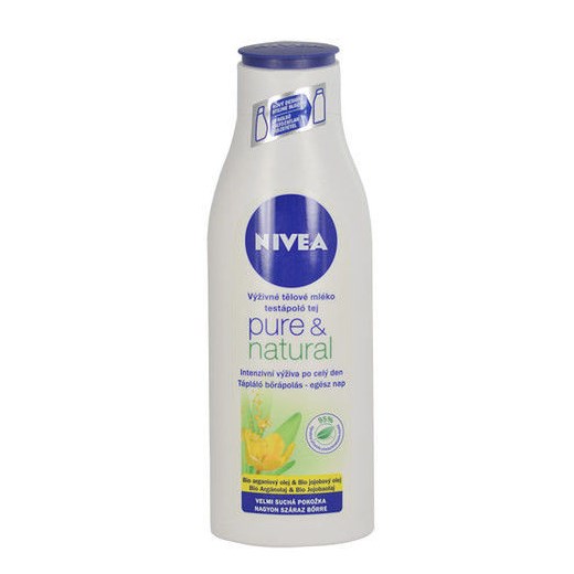 Nivea Pure & Natural Body Milk 400ml W Balsam perfumy-perfumeria-pl zielony balsamy