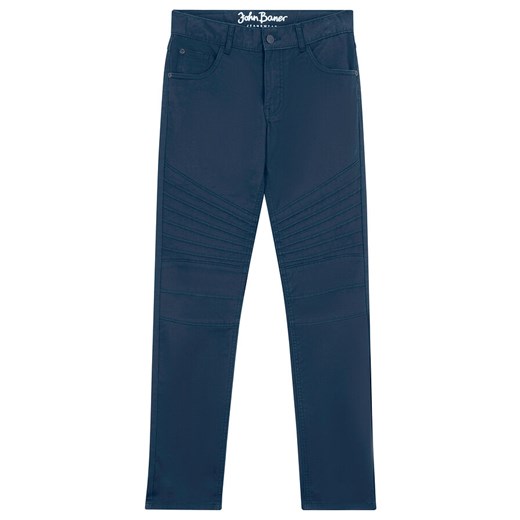 Spodnie chłopięce z ozdobnymi szwami, Slim Fit | bonprix 158 promocja bonprix