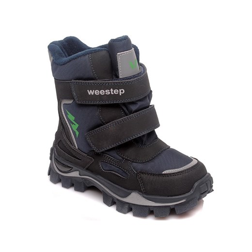 Buty zimowe chłopięce, ciemnoniebieskie, ocieplane, Weestep Weestep 28 smyk