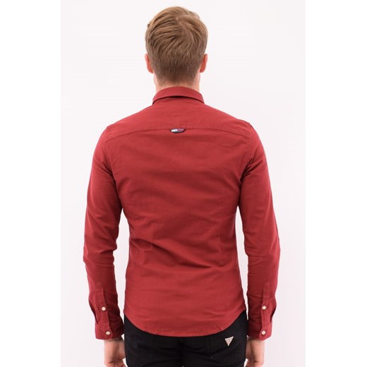KOSZULA MĘSKA TOMMY JEANS DM0DM09594 BORDOWA Tommy Hilfiger L okazyjna cena Royal Shop