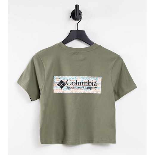 Columbia – CSC River – Zielony krótki T-shirt – tylko w ASOS Columbia XS Asos Poland