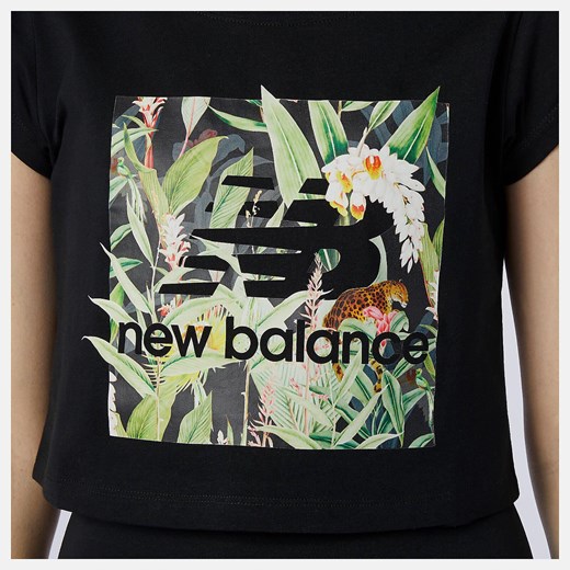 Essentials Botanical Tee Black New Balance .XS runcolors