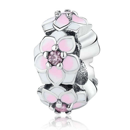 D974 Kwiaty charms koralik beads srebro 925 Silverbeads.pl SilverBeads