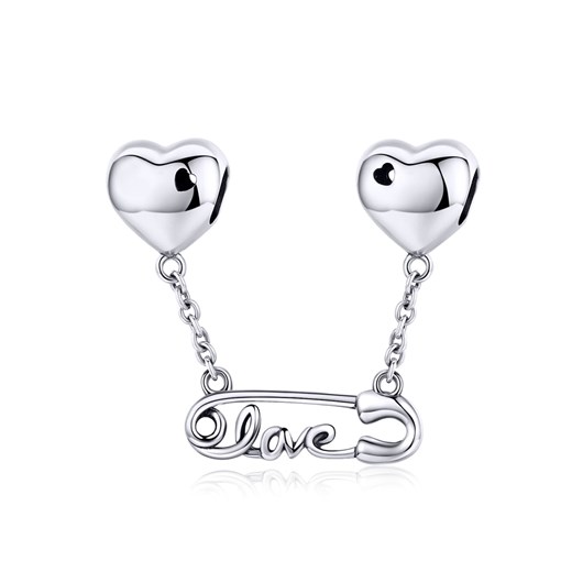 G072 Serce love charms zawieszka beads srebro 925 Silverbeads.pl SilverBeads