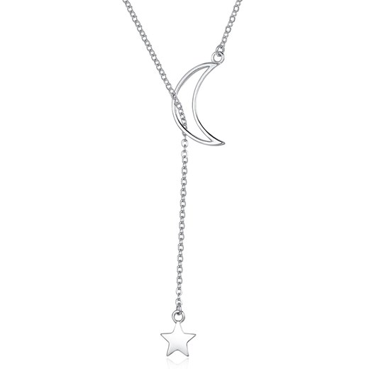 N07 Księżyc gwiazda naszyjnik srebro 925 regulacja Silverbeads.pl SilverBeads