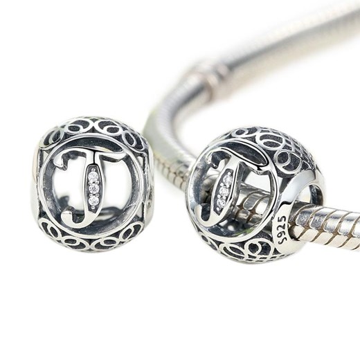 D868 Litera T charms koralik beads srebro 925 Silverbeads.pl SilverBeads