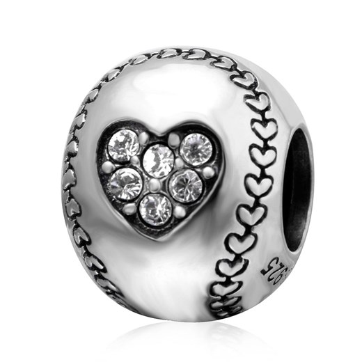 D822 Serce charms koralik beads srebro 925 Silverbeads.pl SilverBeads