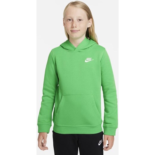 Bluza z kapturem dla dużych dzieci Nike Sportswear Club - Zieleń Nike XS Nike poland