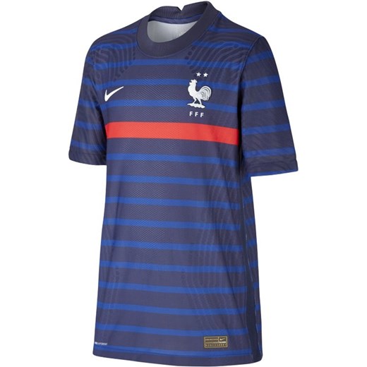 Koszulka piłkarska dla dużych dzieci FFF Vapor Match 2020 (wersja domowa) - Nike XS Nike poland