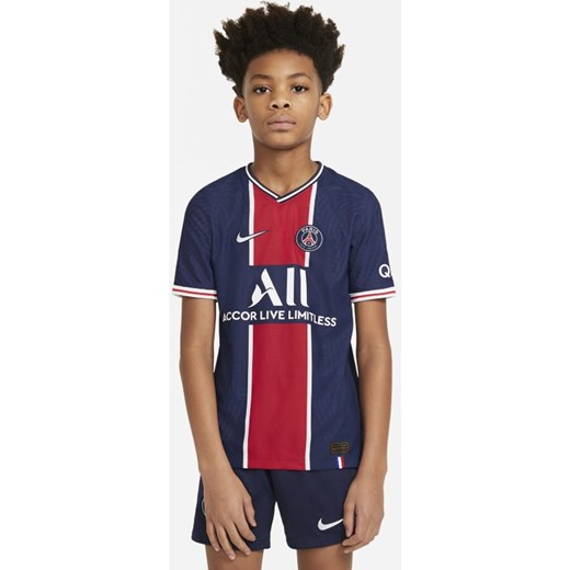 Koszulka piłkarska dla dużych dzieci Paris Saint-Germain Vapor Match 2020/21 Nike L Nike poland