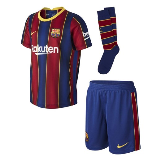 Strój piłkarski dla małych dzieci FC Barcelona 2020/21 (wersja domowa) - Nike XS Nike poland