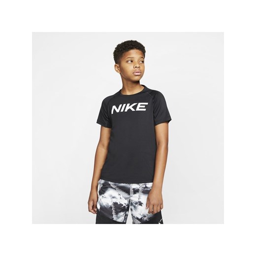 Koszulka treningowa z krótkim rękawem dla dużych dzieci (chłopców) Nike Pro - Nike S Nike poland