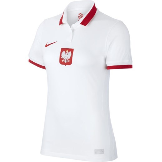 Damska koszulka piłkarska Poland 2020 Stadium Home - Biel Nike M wyprzedaż Nike poland