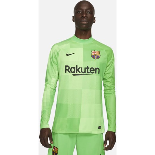 Męska koszulka piłkarska z długim rękawem FC Barcelona 2021/22 Stadium Nike M Nike poland
