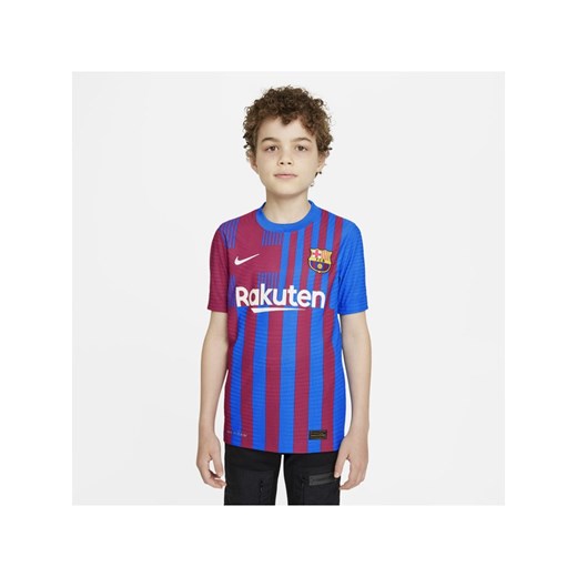 Koszulka piłkarska dla dużych dzieci FC Barcelona 2021/22 Match Nike Dri-FIT ADV Nike S Nike poland