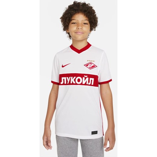 Koszulka piłkarska dla dużych dzieci Nike Dri-FIT Spartak Moskwa Stadium 2021/22 Nike S Nike poland