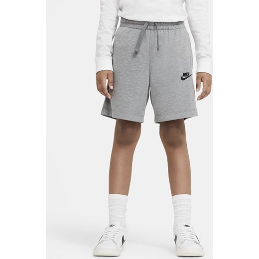 Spodenki z dżerseju dla dużych dzieci (chłopców) Nike Sportswear - Szary Nike L Nike poland