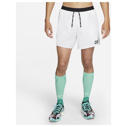 Męskie spodenki z szortami do biegania Nike Flex Stride Tokyo - Biel Nike XL Nike poland