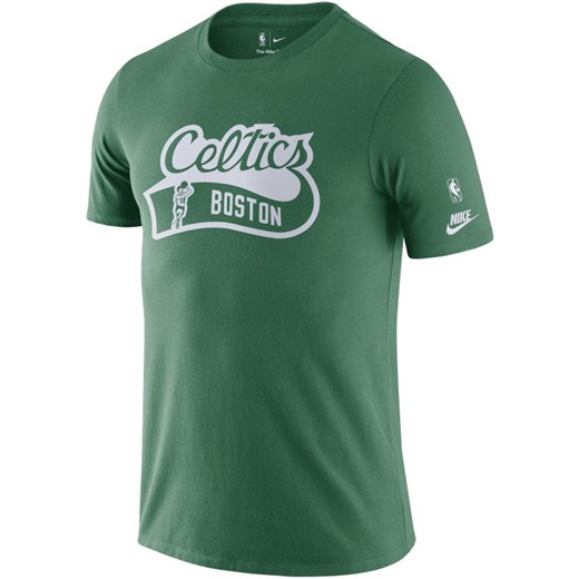 Męski T-shirt z logo Boston Celtics Essential Year Zero Nike NBA - Zieleń Nike L Nike poland