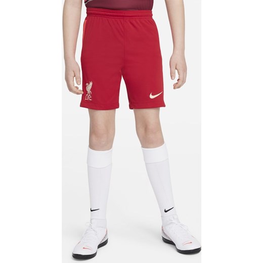 Spodenki piłkarskie dla dużych dzieci Liverpool FC Stadium 2021/22 (wersja Nike S Nike poland