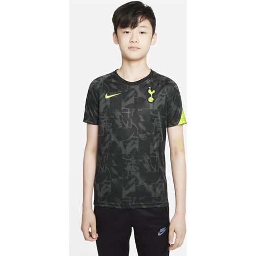 Przedmeczowa koszulka piłkarska dla dużych dzieci Nike Dri-FIT Tottenham Hotspur Nike XS Nike poland
