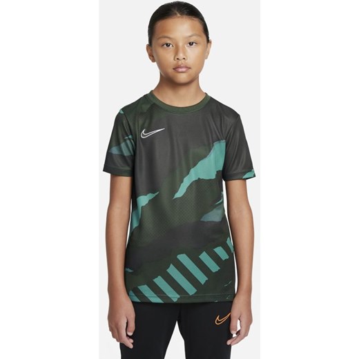 Koszulka piłkarska z krótkim rękawem dla dużych dzieci Nike - Zieleń Nike M Nike poland