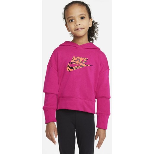 Bluza z kapturem o krótszym kroju dla dużych dzieci (dziewcząt) Nike Sportswear Nike M Nike poland