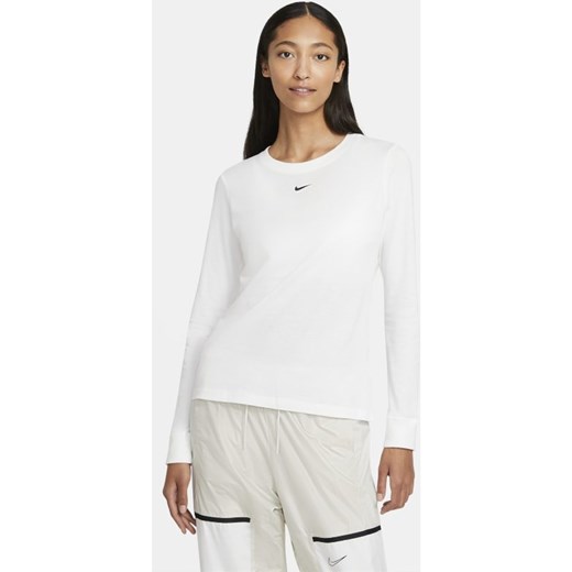 Damski T-shirt z długim rękawem Nike Sportswear - Biel Nike XS Nike poland