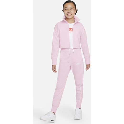 Dres z wysokim stanem dla dużych dzieci (dziewcząt) Nike Sportswear - Różowy Nike XL Nike poland