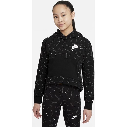 Bluza dziewczęca czarna Nike 