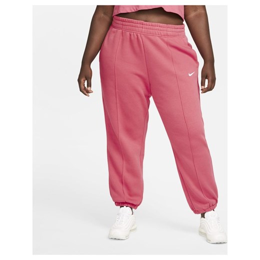 Damskie spodnie z dzianiny Nike Sportswear Trend (duże rozmiary) - Różowy Nike 1X Nike poland