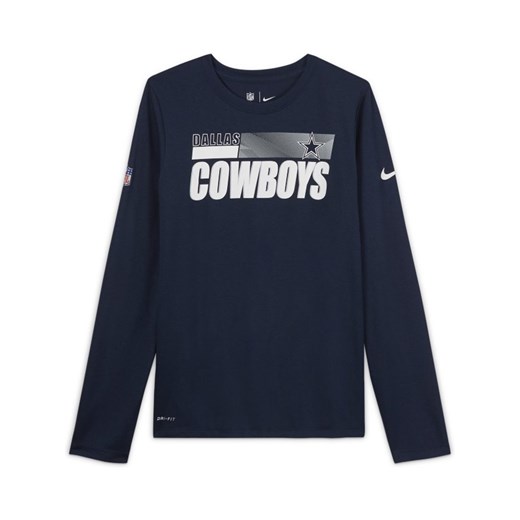T-shirt dla dużych dzieci (chłopców) Nike Legend Sideline (NFL Dallas Cowboys) - Nike SMALL Nike poland