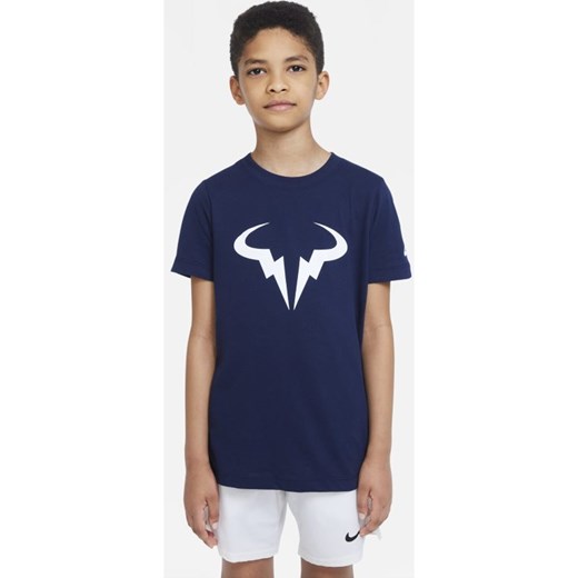 T-shirt do tenisa dla dużych dzieci (chłopców) NikeCourt Dri-FIT Rafa - Nike XS Nike poland
