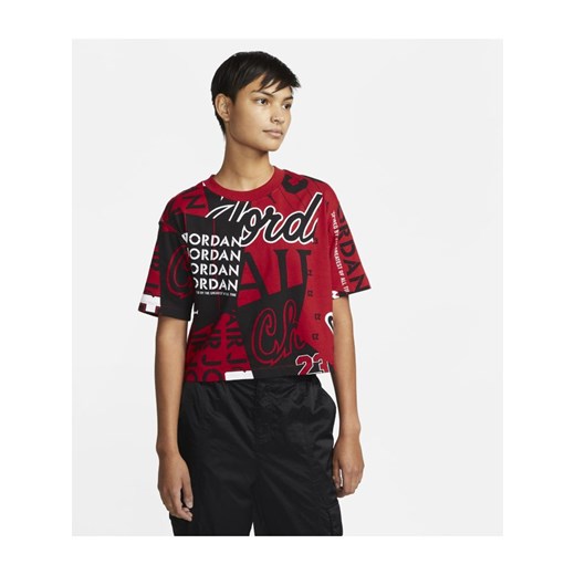T-shirt damski Jordan Heritage - Czerwony Jordan S Nike poland