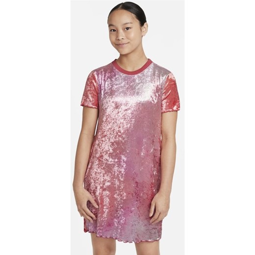 Sukienka dla dużych dzieci (dziewcząt) Nike Sportswear - Różowy Nike S Nike poland