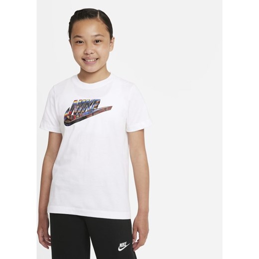 T-shirt dla dużych dzieci Nike Sportswear - Biel Nike L Nike poland