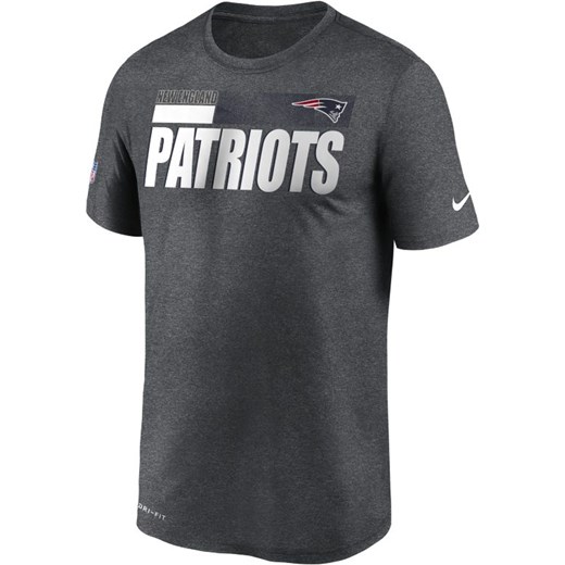 T-shirt męski Nike Legend Sideline (NFL Patriots) - Szary Nike S Nike poland