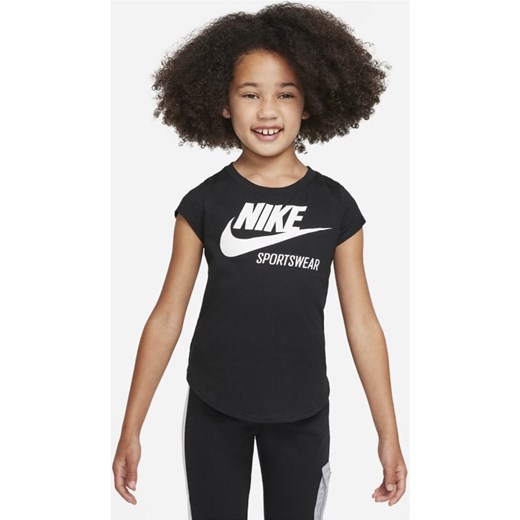 Bluzka dziewczęca Nike z napisami 