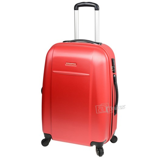 ABS02 średnia walizka - czerwony apeks-pl pomaranczowy duży
