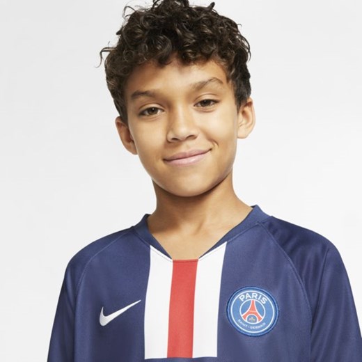 Koszulka piłkarska dla dużych dzieci Paris Saint-Germain 2019/20 Stadium Home - Nike XL Nike poland