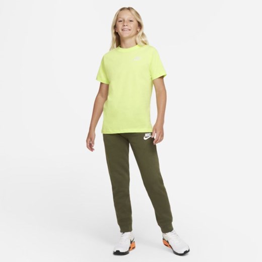 Żółty t-shirt chłopięce Nike 
