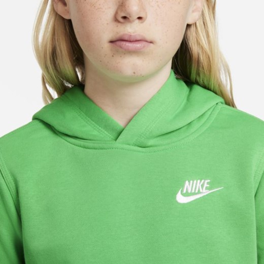 Bluza z kapturem dla dużych dzieci Nike Sportswear Club - Zieleń Nike XL Nike poland
