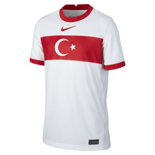 Piłkarska koszulka domowa dla dużych dzieci Turcja Stadium 2020 - Biel Nike L Nike poland