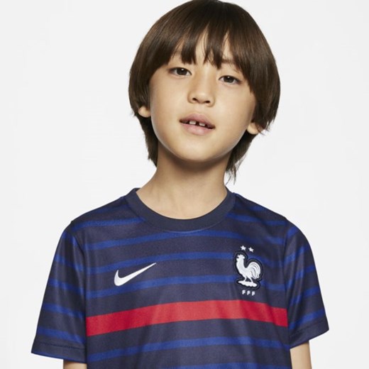 Strój piłkarski dla małych dzieci FFF 2020 (wersja domowa) - Niebieski Nike XL Nike poland