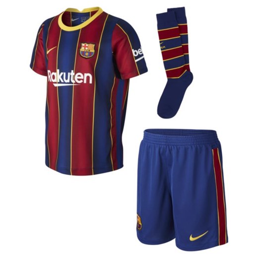 Strój piłkarski dla małych dzieci FC Barcelona 2020/21 (wersja domowa) - Nike S Nike poland